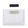 304-MAG | 4.33" W x 3.35" H - Horizontal Clear Vinyl Badge Holder with Magnet (Blank)