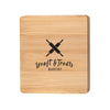 BCBO-COAST-1 | Square Bamboo Coaster with Bottle Opener (1 Color Imprint)