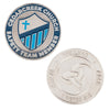COINZA-15-1 | 1.5" Zinc Challenge Coin (4 Colors on 1 Side)
