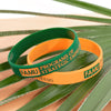 DBCF-12 | 1/2" Debossed Silicone Wristband with Colorfill