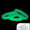 GIDSBR-12 | 1/2" Rush Glow-in-the-Dark Silicone Wristband