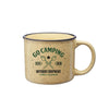 IDP-CM02-2 | 13 oz. Happy Camper Ceramic Coffee Mug (2 Color Imprint)