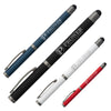 IDP-JBQ | Quebec Recycled Aluminum Gel Pen with Stylus (Engraved Imprint)