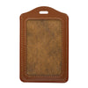 IDP-LVBH | Faux Leather Premium Badge Holder (Vertical)