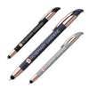 IDP-MRV-C | Veneto Softy Rose Gold Metal Pen with Stylus (Full Color Imprint)