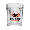 IDP-SG20-2 | 2 oz. Rounded Square Shot Glass (2 Color Imprint)