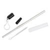 IDP-STRAW2-1 | Retractable Metal Straw with Cleaner (1 Color Imprint)