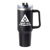 PTM40-1 | 40 oz. Pinnacle Stainless Steel Travel Mug (1 Color Imprint)