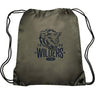 T-GOEZ-1 | Go-Ez Polyester Drawstring Backpack (1 Color Imprint)