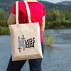 T-NATL-F | Nature Lover Natural Cotton Fiber Tote Bag (Full Color Imprint)