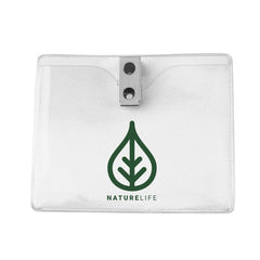 1810-1300-C | 4.18" W x 3.40" H - Horizontal Clear Vinyl Badge Holder (1 Color Imprint)