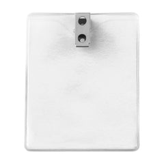1810-1400 | 3.30" W x 4.30" H - Vertical Clear Vinyl Badge Holder (Blank)