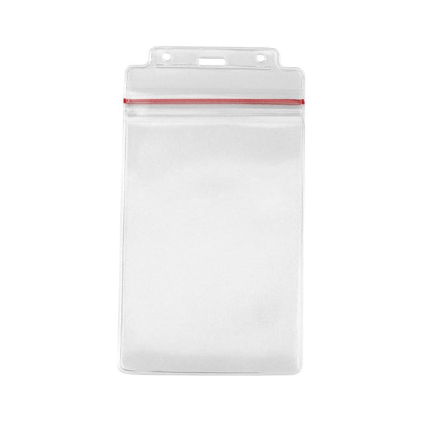1815-1112 | 4.25" W x 8.25" H - Vertical Resealable Badge Holder (Blank)