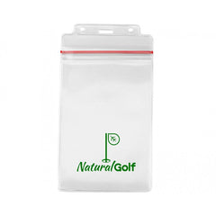 1815-1112-C | 4.25" W x 8.25" H - Vertical Resealable Badge Holder (1 Color Imprint)