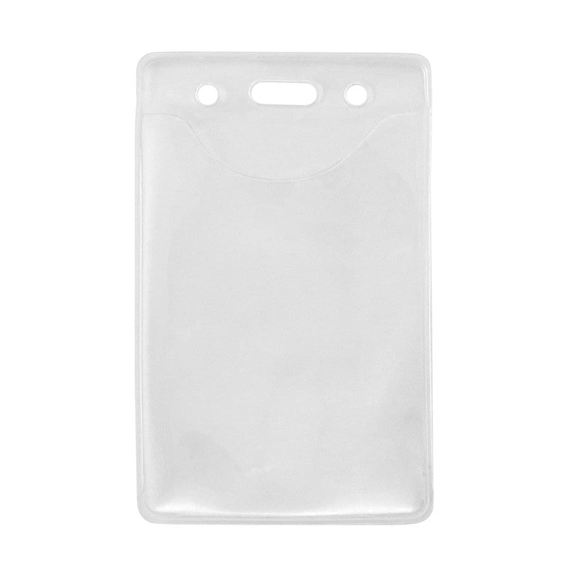 1815-1124 | 2.55" W x 4.05" H - Vertical PureClear Vinyl Badge Holder (Blank)