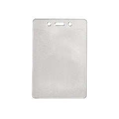1815-1300 | 3.18" W x 4.78" H - Vertical Clear Vinyl Badge Holder (Blank)