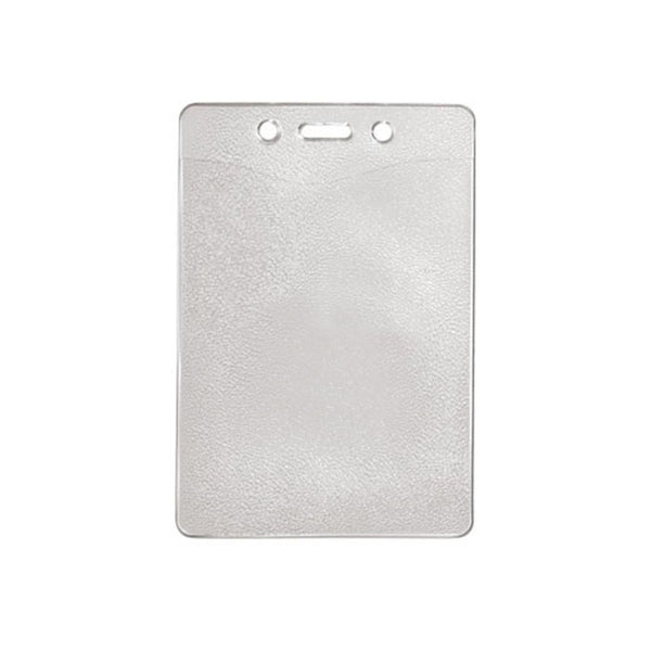 1815-1300 | 3.18" W x 4.78" H - Vertical Clear Vinyl Badge Holder (Blank)