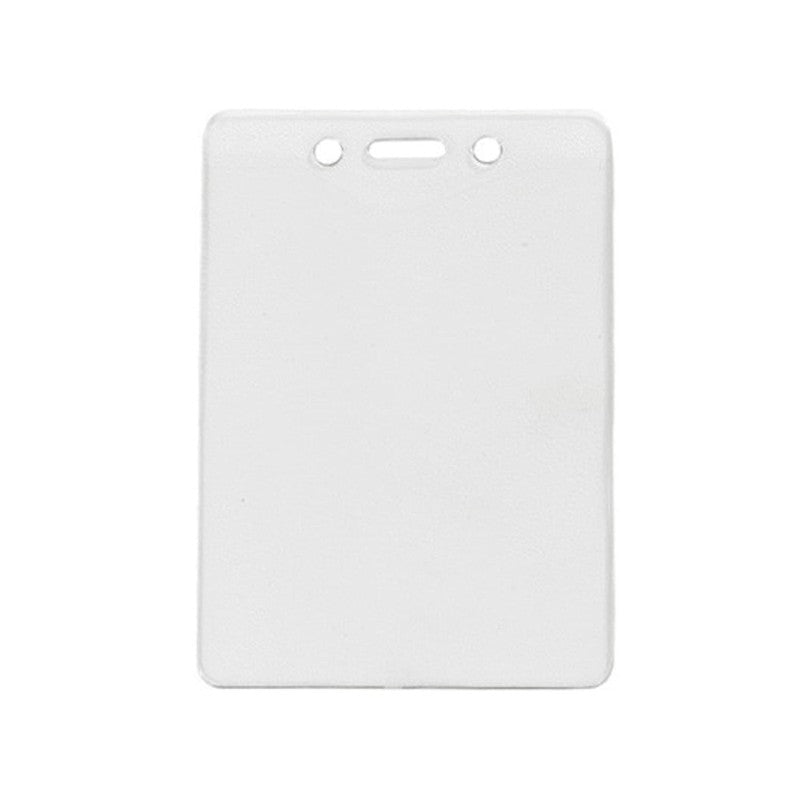 1815-1450 | 3.25" W x 4.80" H - Vertical Clear Vinyl Badge Holder (Blank)