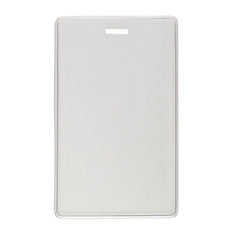 1840-5050 | 2.64" W x 4.50" H - Vertical Clear Vinyl Badge Holder (Blank)