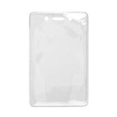 1840-5061 | 2.80" W x 4.50" H - Anti-Static Vertical Clear Vinyl Badge Holder (Blank)