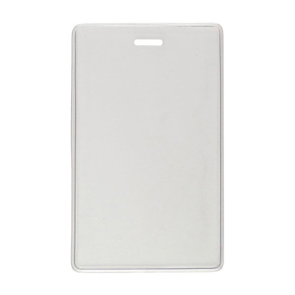1840-5070 | 2.78" W x 4.38" H - Vertical Clear Vinyl Badge Holder (Blank)