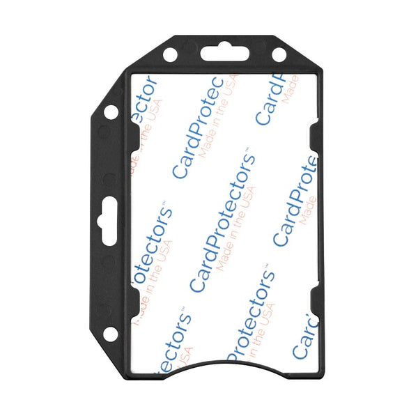 1840-509X | 2.62" W x 3.88" H - Multi-Directional Rigid Card Holder (Blank)