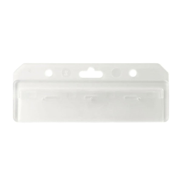 1840-8000 | 3.63" W x 1.40" H - Rigid Card Holder Strip (Blank)
