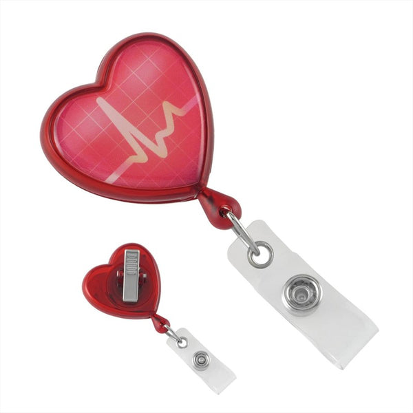 2120-7636 | Badge Reel (Heart Health - Red)