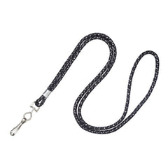2135-302X | 1/8" Metallic Round Cord Blank Lanyard (J-Hook)