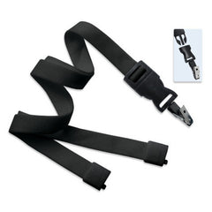 2135-466X | 5/8" Polyester Lanyard with Breakaway and Quick Release (Bulldog Clip)