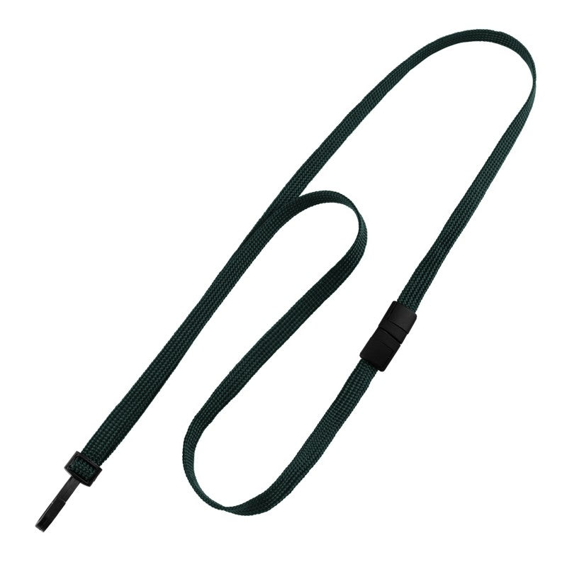 2137-4XXX | 3/8" Tube Blank Lanyard with Breakaway (Narrow Plastic J-Hook)