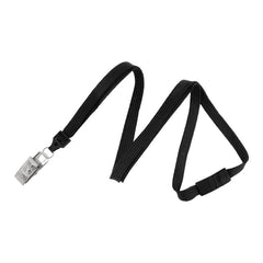 2137-600X | 3/8" Tube Blank Lanyard with Breakaway (Bulldog Clip)