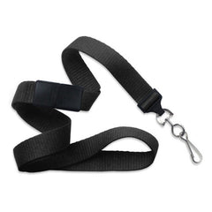 2138-500X | 5/8" Flat Blank Lanyard with Breakaway (J-Hook)