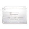736-T2 | 3.58" W x 2.46" H - Horizontal Rigid Card Holder (Blank)