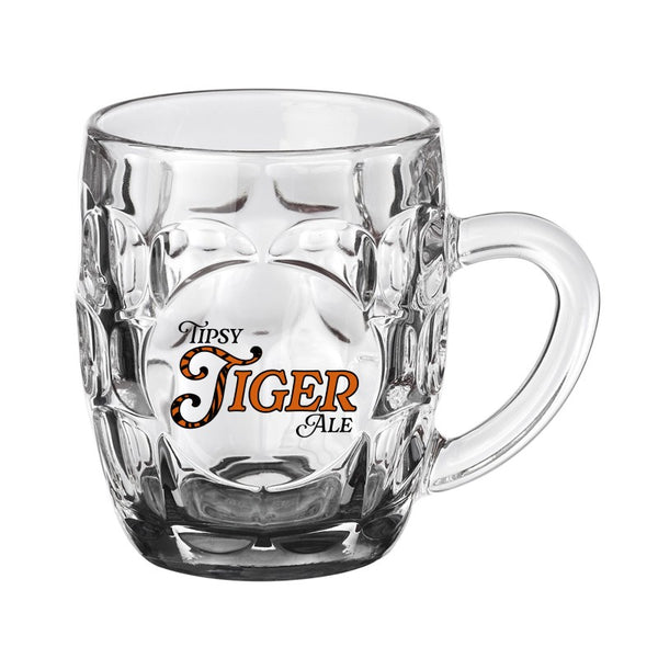 ABM10-2 | 10 oz. Arc® Classic Dimpled Beer Mug (2 Color Imprint)