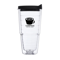 AC24-1 | 24 oz. Comet Double-Wall Acrylic Tumbler (1 Color Imprint)