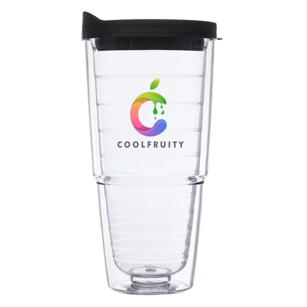 AC24-F | 24 oz. Comet Double-Wall Acrylic Tumbler (Full Color Imprint)