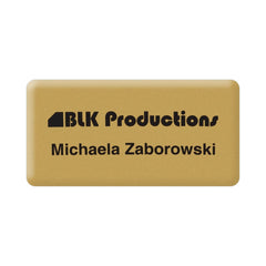 BD-PVC-15X3 | 3" W x 1.5" H - PVC Name Badge