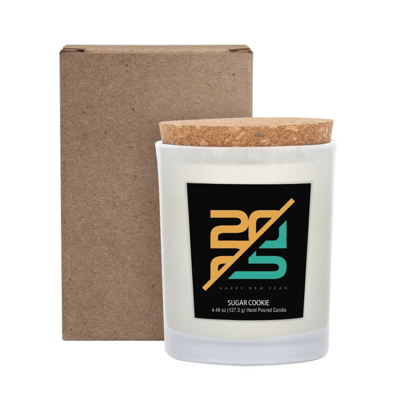 CALFGC | 6 oz. Lumin Frosted Candle with Lid