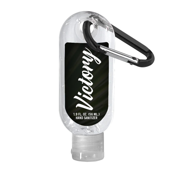 CHS19 | 1.9 oz. Clear Sanitizer with Carabiner Hook