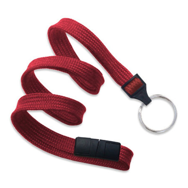 CL-2137-3656 | 3/8" Tube Blank Lanyard with Breakaway (Split Ring)