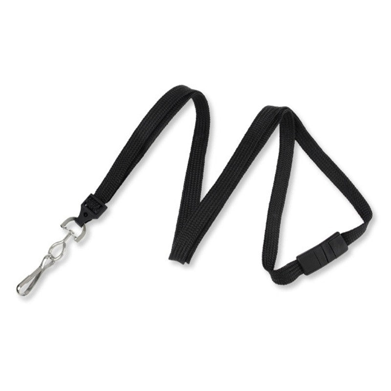 CL-2137-5001 | 3/8" Tube Blank Lanyard with Breakaway (J-Hook)