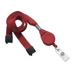 CL-2138-7006 | 5/8" Tube Polyester Lanyard with Breakaway (Badge Reel)