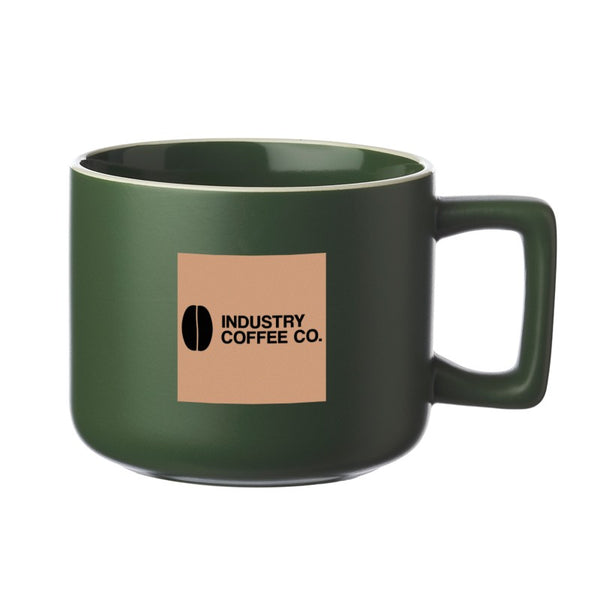 CM24-2 | 14 oz. Milano Matte Ceramic Mug (2 Color Imprint)