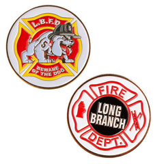 COINBR-15-2 | 1.5" Brass Challenge Coin (4 Colors on Both Sides)