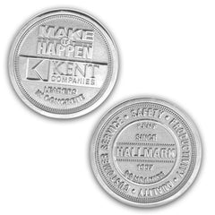 COINBR-2-0 | 2" Brass Challenge Coin (No Color Fill)