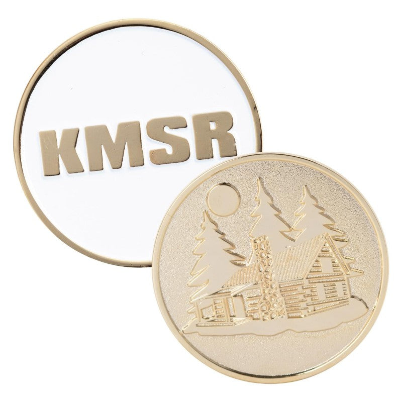 COINBR-2-1 | 2" Brass Challenge Coin (4 Colors on 1 Side)