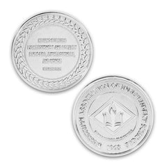 COINBR-25-0 | 2.5" Brass Challenge Coin (No Color Fill)