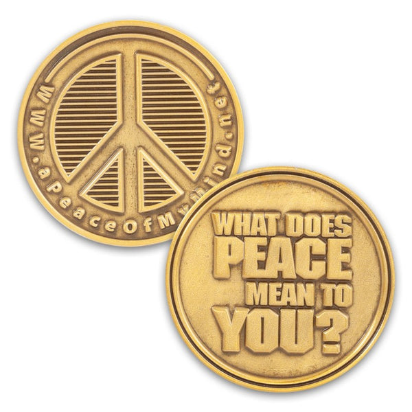 COINBR-275-0 | 2.75" Brass Challenge Coin (No Color Fill)
