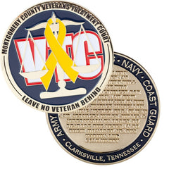 COINBR-275-2 | 2.75" Brass Challenge Coin (4 Colors on Both Sides)